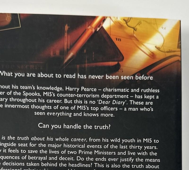Spooks: Harry's Diary: Top Secret by Kudos Paperback MI5 Not 9 To 5 - Image 6