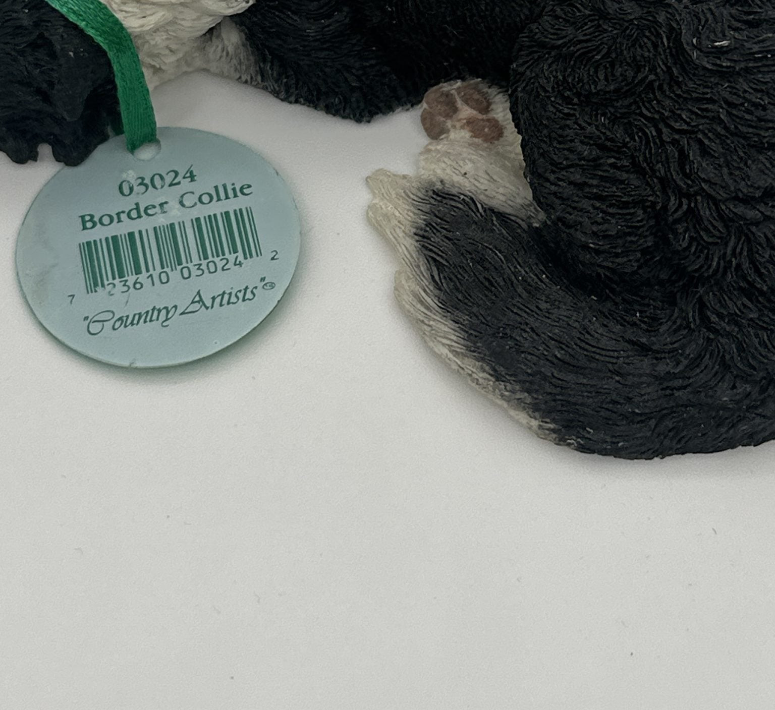 Best in Show Black & White Border Collie Ornament approx 10cm - Image 9