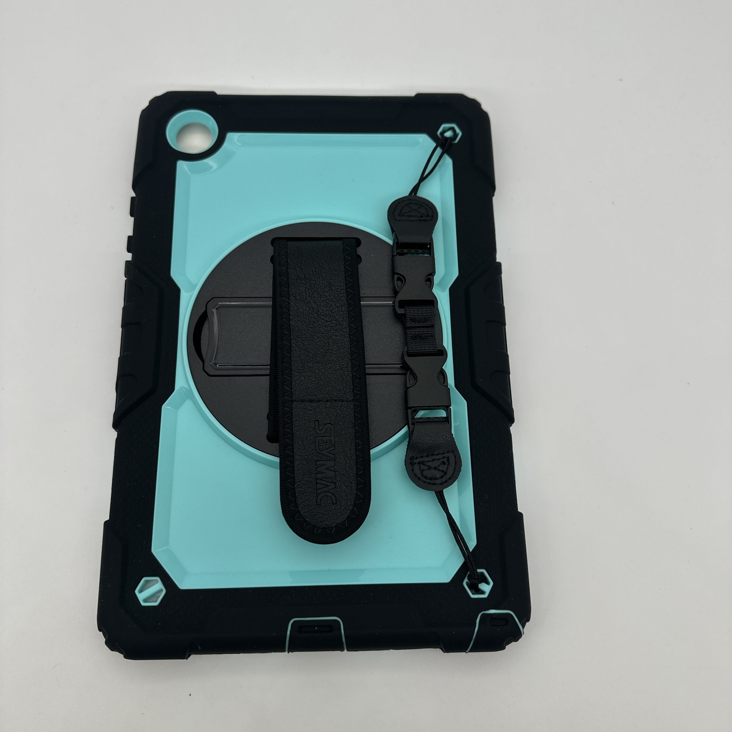 SEYMAC Black & Blue Shockproof Tablet Case with Strap - Image 3
