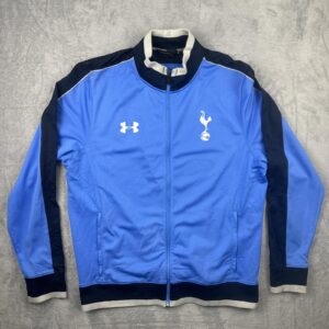 Under Armour Tottenham Blue Black 2XL Track Jacket Men's Sportswear