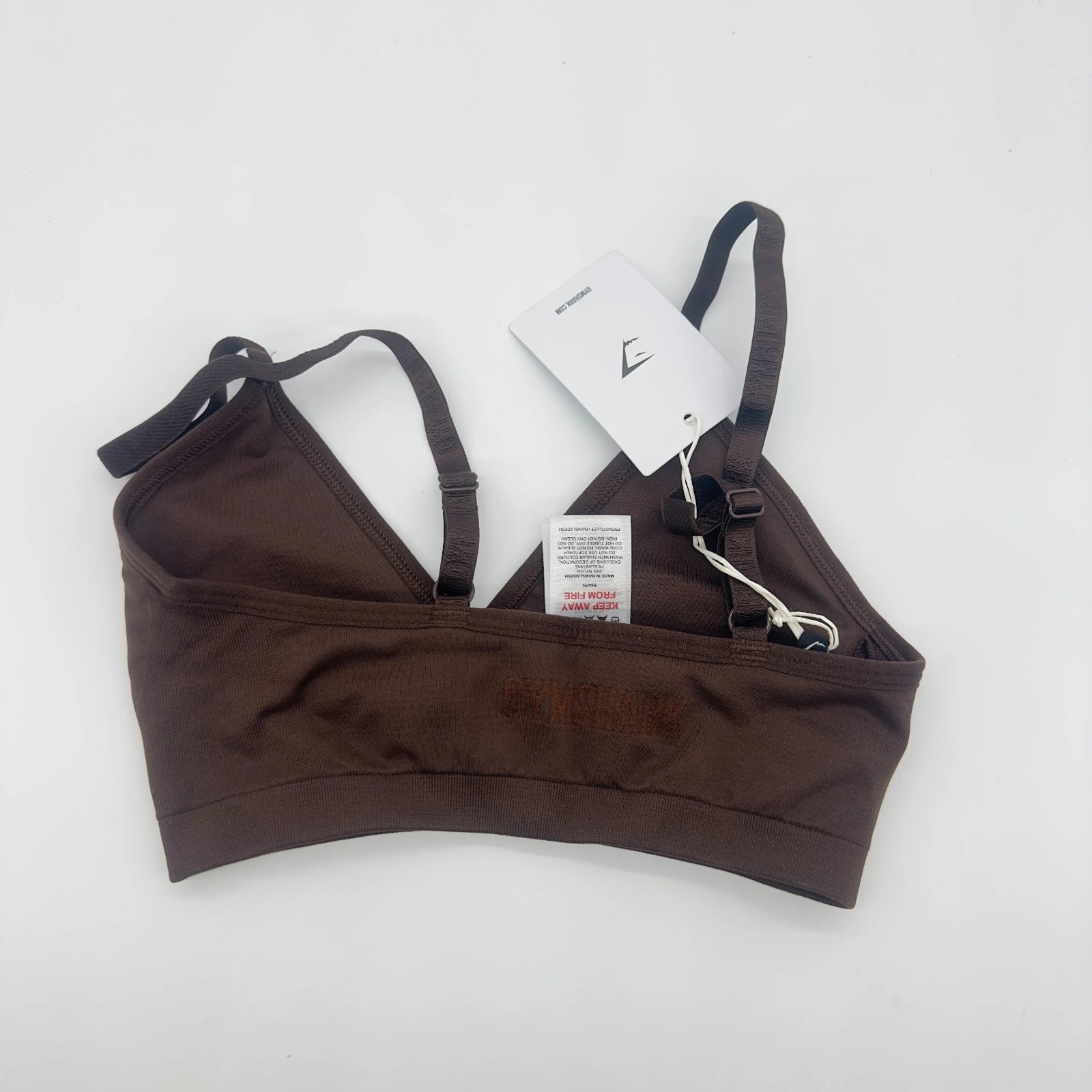 NWT Gymashark Womens Seamless V Neck Workout Gym Sports Bralette Size XS - Image 2