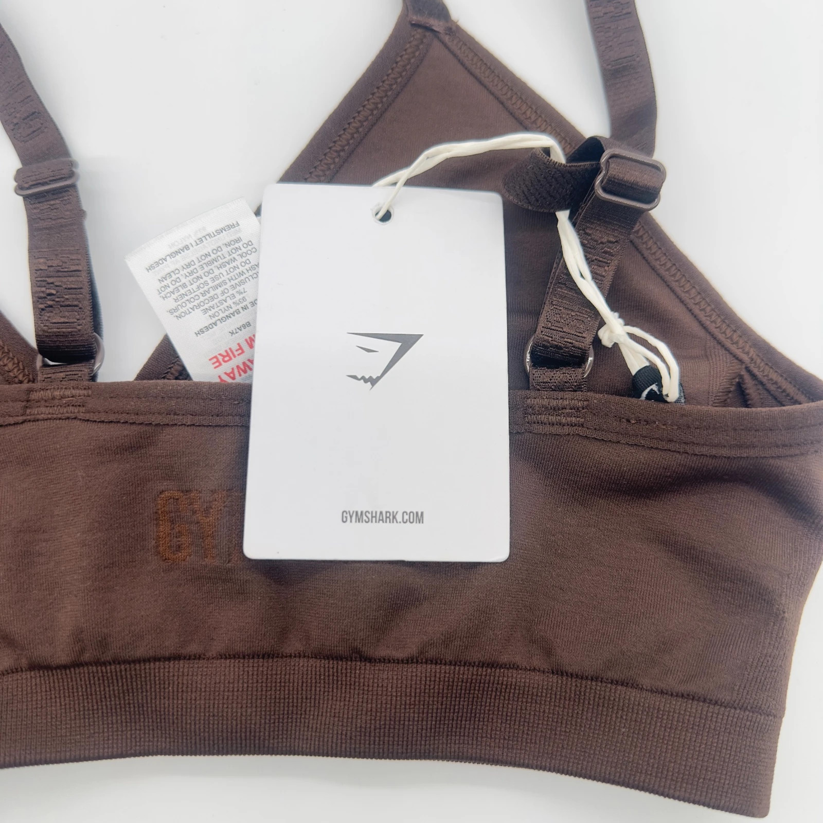 NWT Gymashark Womens Seamless V Neck Workout Gym Sports Bralette Size XS - Image 4
