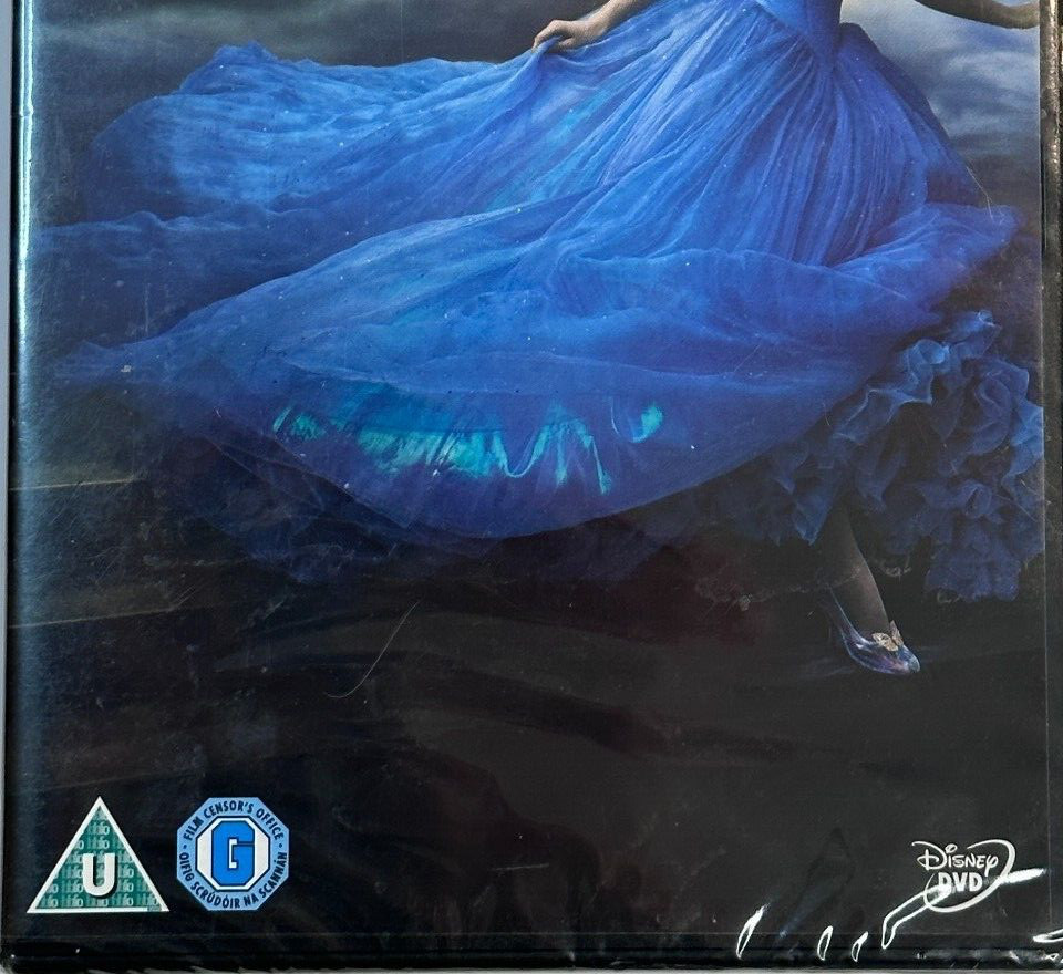 Cinderella DVD Live Disney Film Movie Lily James Cate Original UK Release New - Image 5
