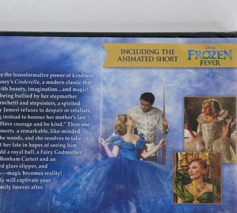 Cinderella DVD Live Disney Film Movie Lily James Cate Original UK Release New - Image 6