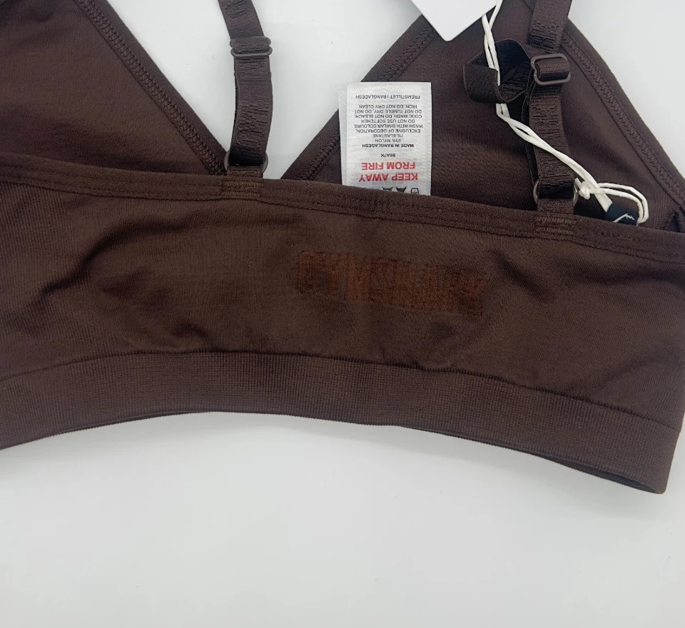 NWT Gymashark Womens Seamless V Neck Workout Gym Sports Bralette Size XS - Image 10