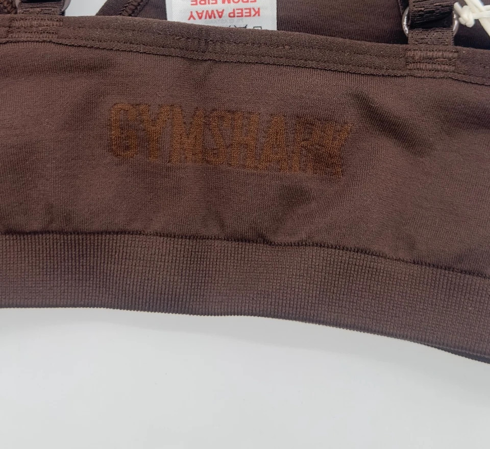 NWT Gymashark Womens Seamless V Neck Workout Gym Sports Bralette Size XS - Image 12