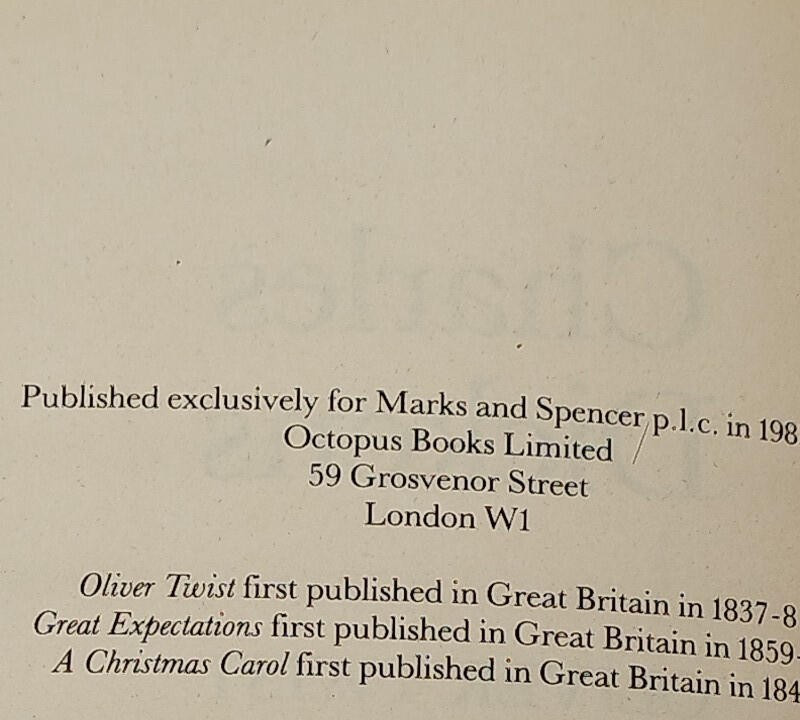 Charles Dickens, 3 Stories in 1 (Inc A Christmas Carol) HB, 1983 Octopus Books - Image 8
