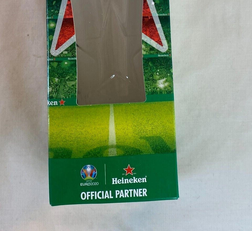 8 x Euro 2020 UEFA Official Partner Heineken Beer Lager Glasses - Image 3
