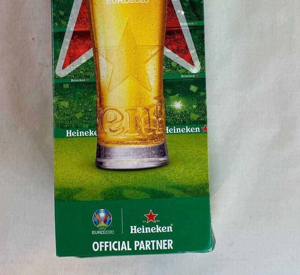 8 x Euro 2020 UEFA Official Partner Heineken Beer Lager Glasses - Image 5