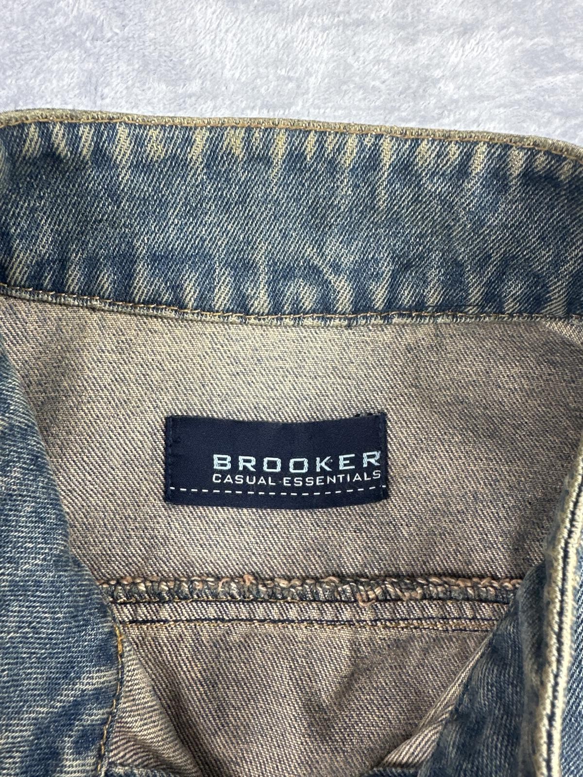 Brooker Casual Essentials Blue Denim Jacket UK 12 EU 38 - Image 2