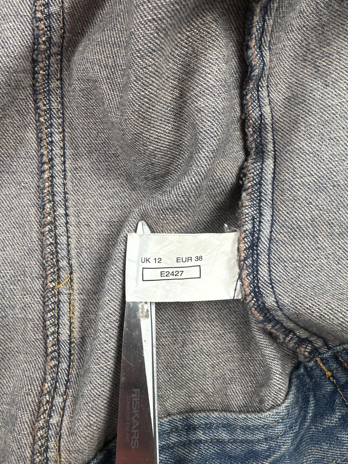 Brooker Casual Essentials Blue Denim Jacket UK 12 EU 38 - Image 8
