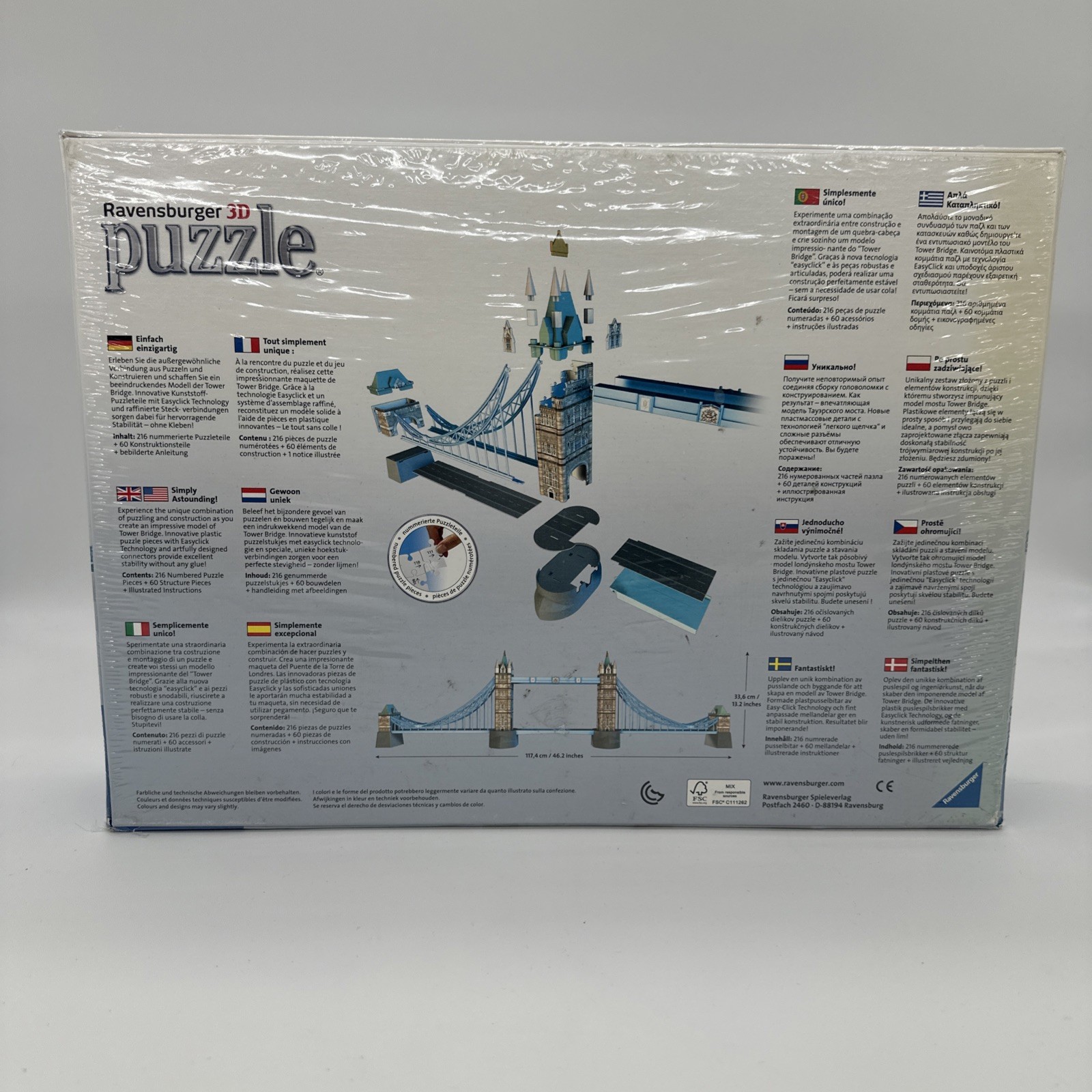 Ravensburger 3D Puzzle Tower Bridge London Children’s Adults Building Game/Toy - Image 3