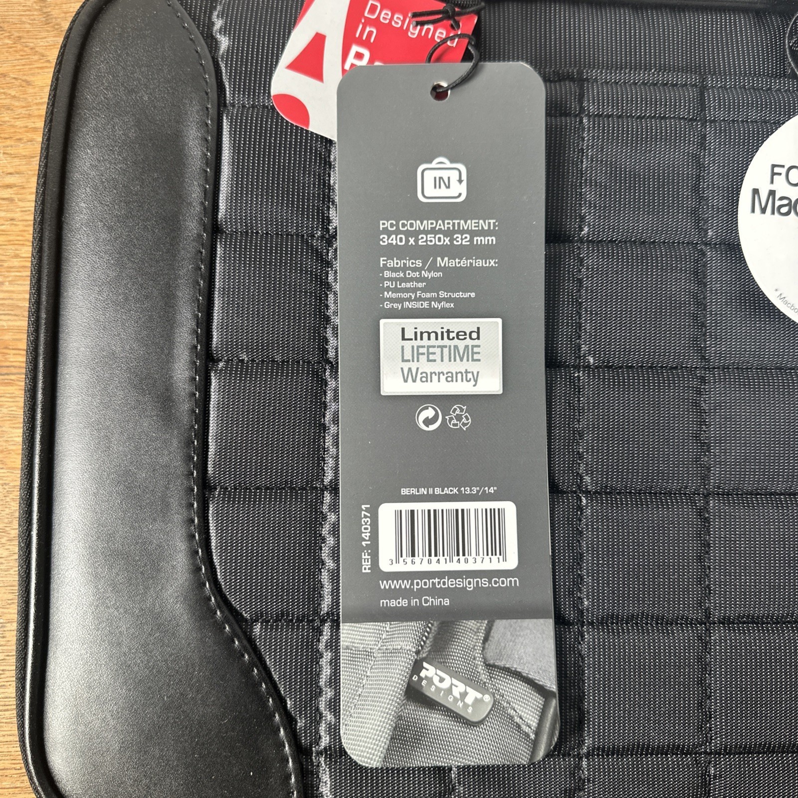 Port Designs Berlin 2 Laptop Tablet Travel Bag 13.3" MacBook Pc School Business - Image 2