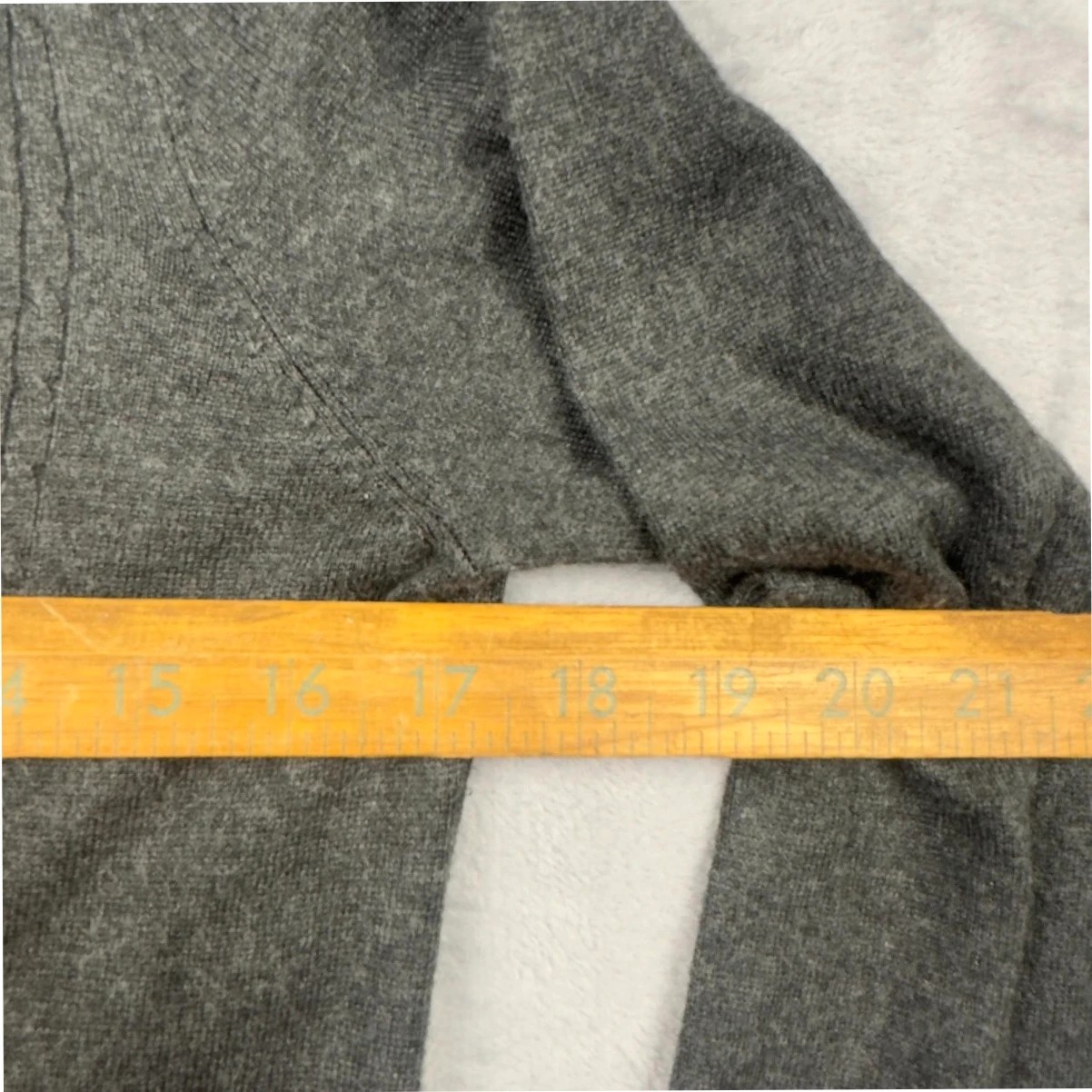 River Island Men’s Viscose Knit Polo Sweater Grey/Orange UK Size XS EUR 1 - Image 4