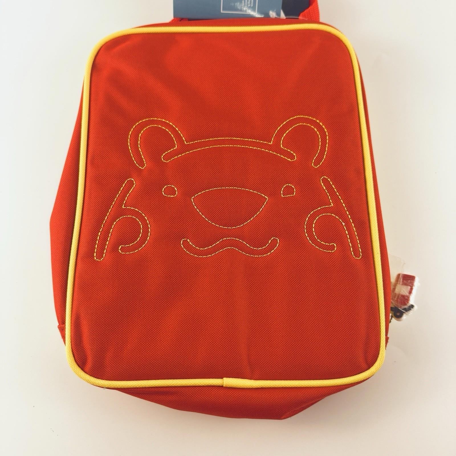 Harry Bear Kids Fire Truck Zip Lunch Bag Box Insulated School DayTrips Rucksack - Image 2