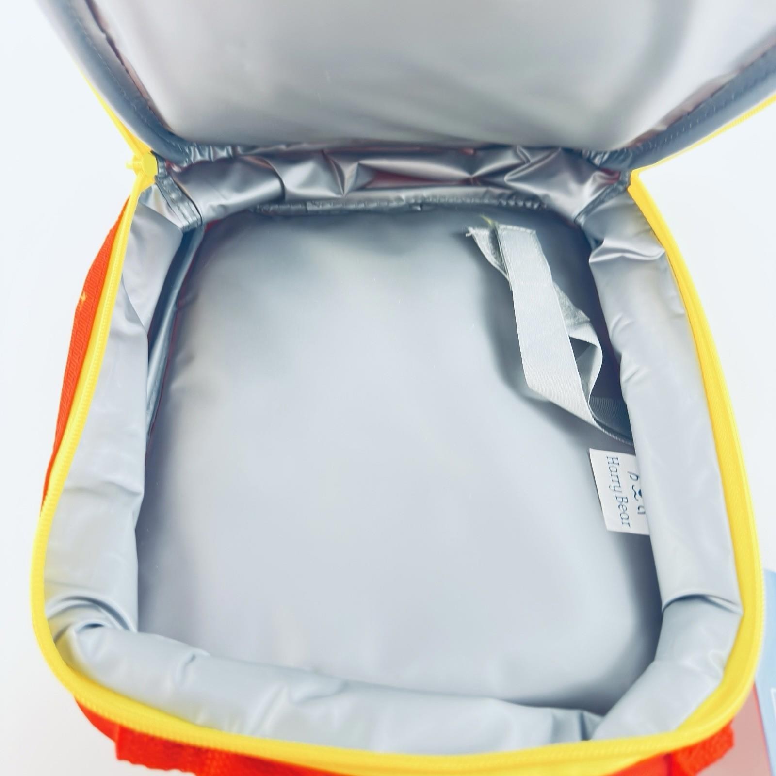 Harry Bear Kids Fire Truck Zip Lunch Bag Box Insulated School DayTrips Rucksack - Image 3