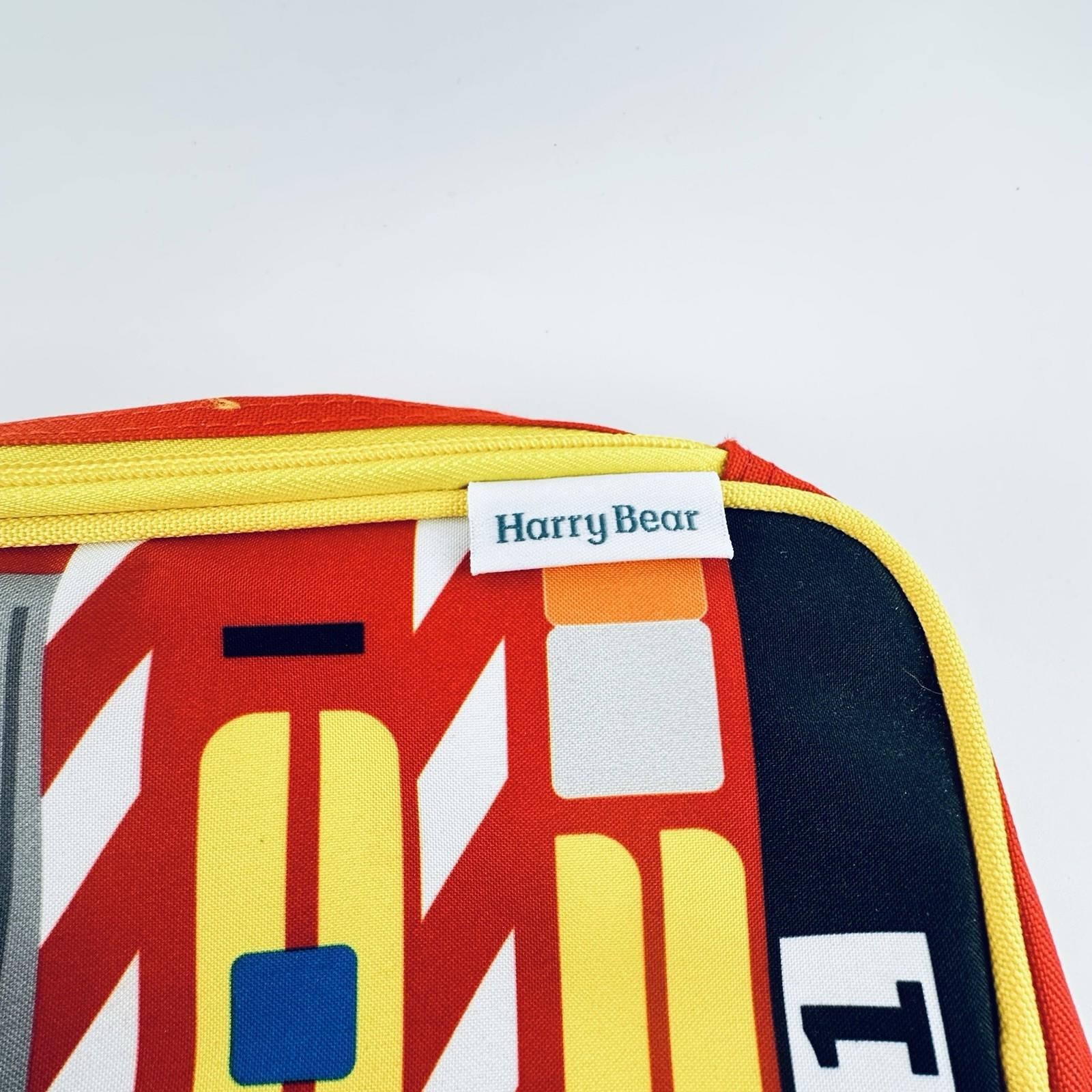 Harry Bear Kids Fire Truck Zip Lunch Bag Box Insulated School DayTrips Rucksack - Image 4