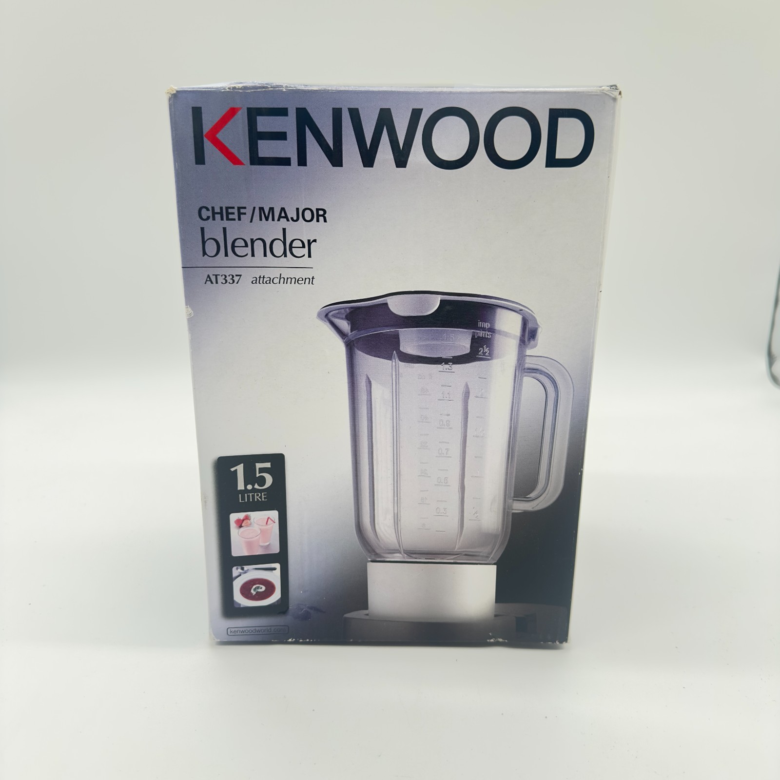 Kenwood AT337 Chef Major Blender Attachment 1.5L Boxed Unused (H12) - Image 4