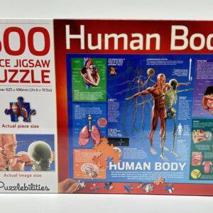Puzzlebilities Human Body Educational 500 Piece Jigsaw Puzzle