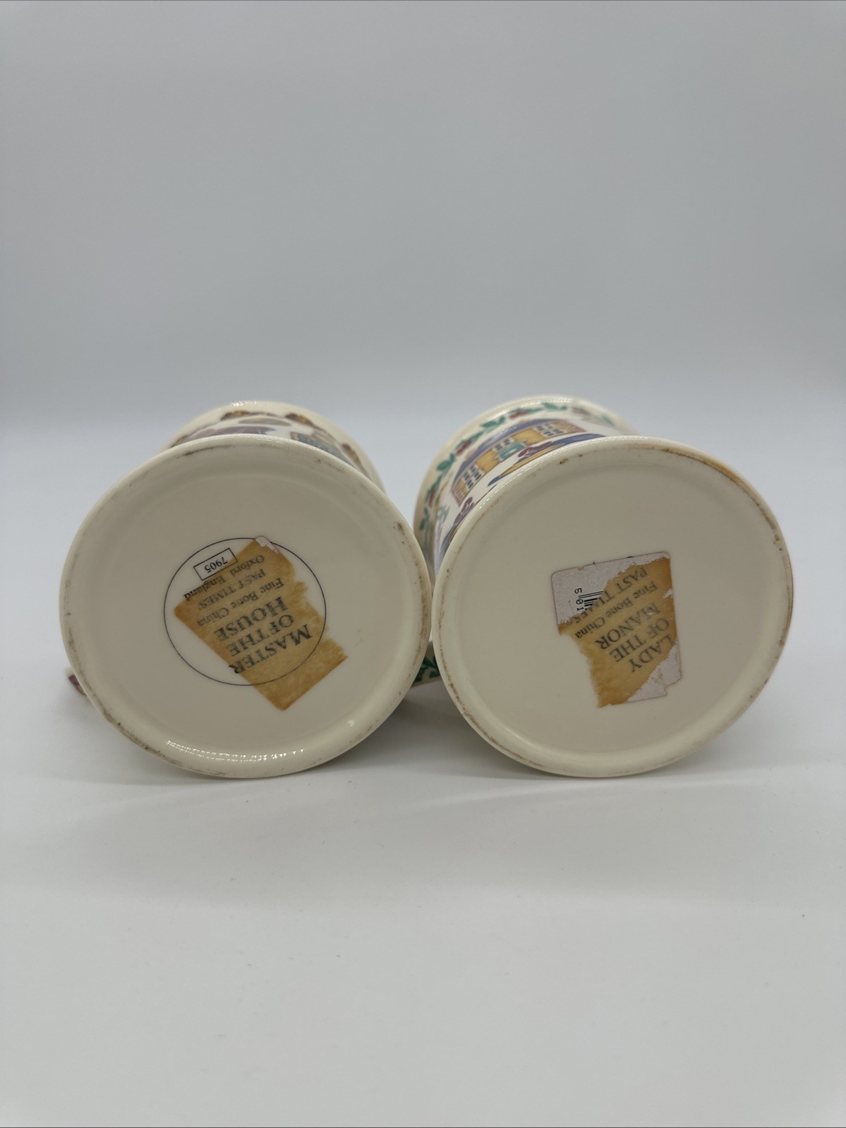 Past Times Fine Bone China Mugs X2 Lady Of The Manor & Master Of The House - Image 3