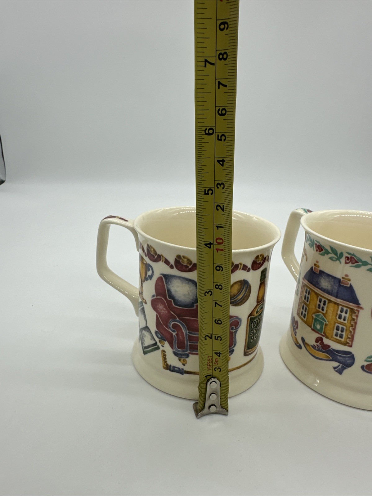 Past Times Fine Bone China Mugs X2 Lady Of The Manor & Master Of The House - Image 4