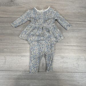 Next Baby Girls Floral Long Sleeve Top and Leggings 2 Pice Set