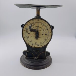 Salter's Antique Postal Parcel Balance Scale 11lb x 1oz Cast Iron Brass